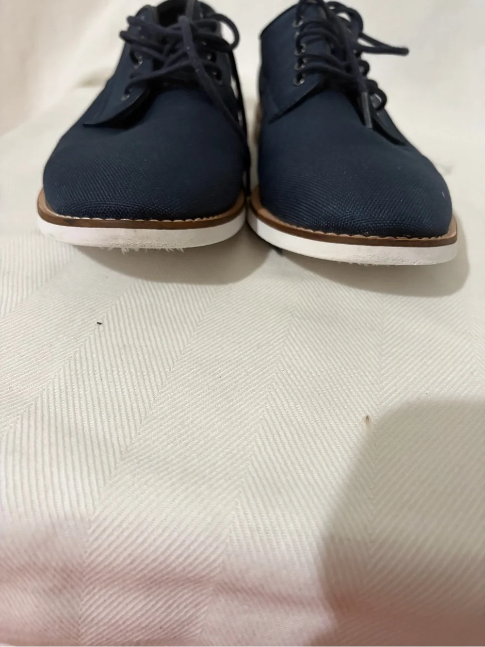 CALVIN KLEIN Armando Lace Up Navy Oxford Dress Shoes Casual Career Office 10/43